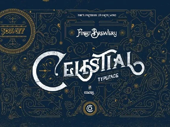 Celestial font