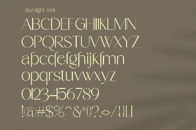 Starsight font