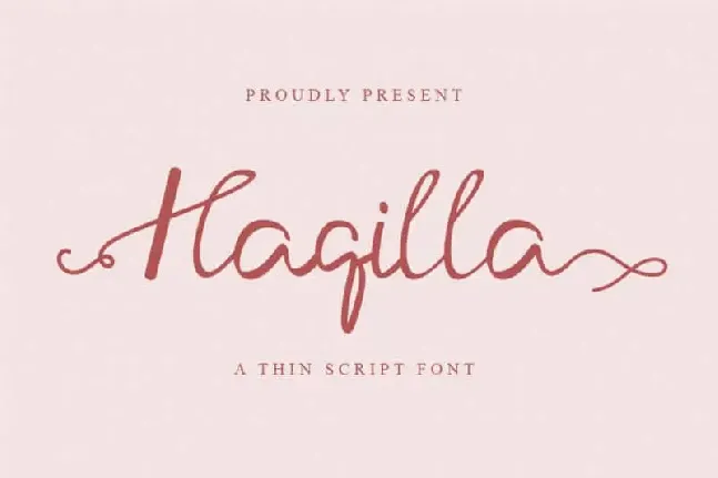 Haqilla Script font