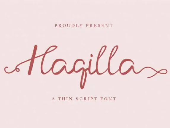 Haqilla Script font