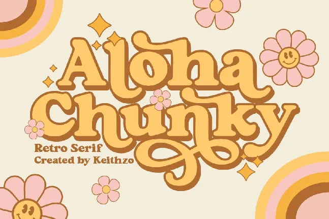 Aloha Chunky font