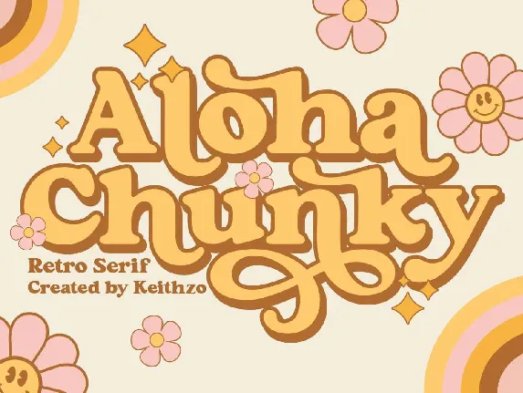 Aloha Chunky font