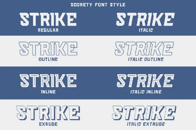 Scorety DEMO font