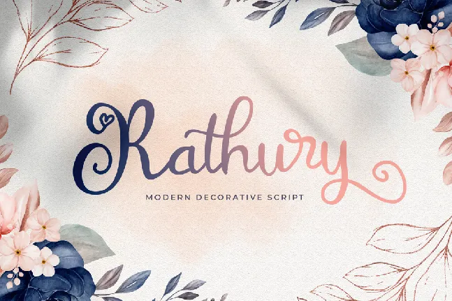 Rathury font