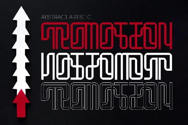 ABSTRACT ARTISTIC DEMO font