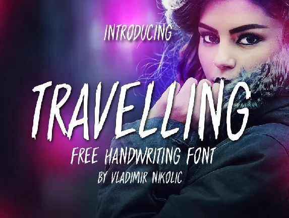 Travelling font