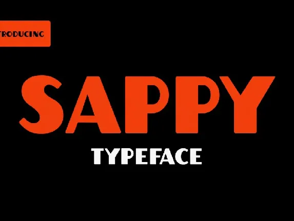 Sappy font