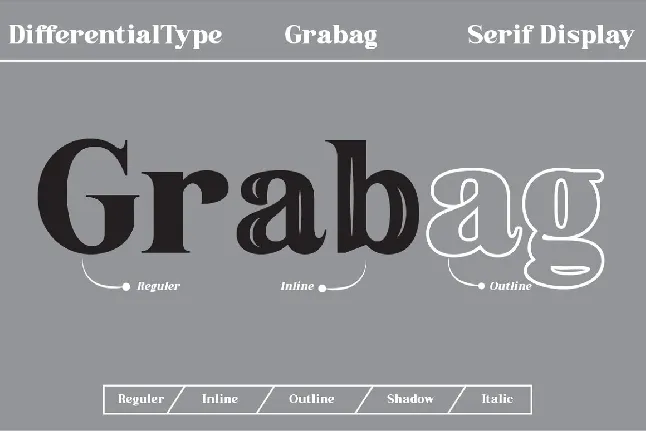 Grabag font