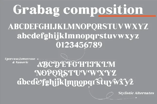 Grabag font