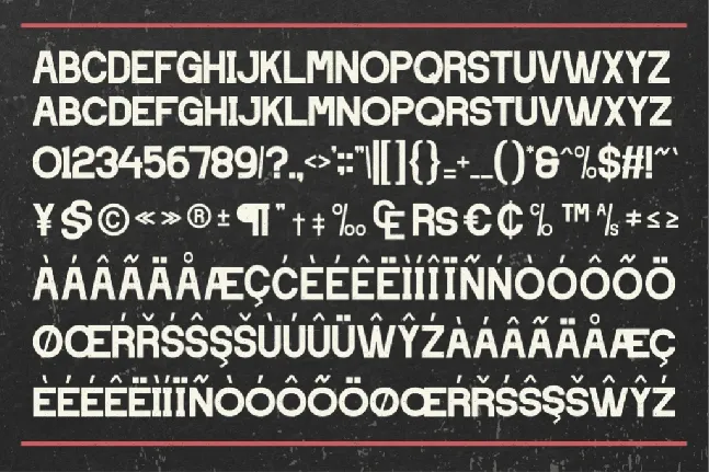 E font