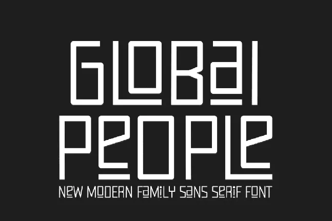 Global People font