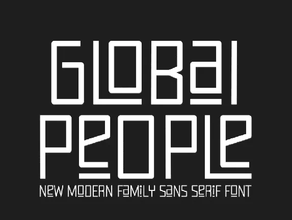 Global People font