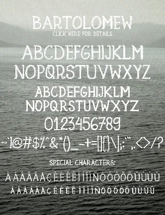 Bartolomew Free font