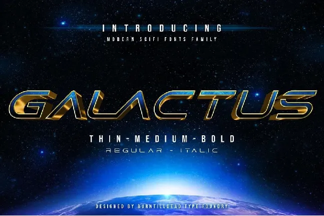 Galactus font