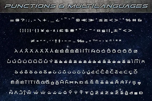 Galactus font