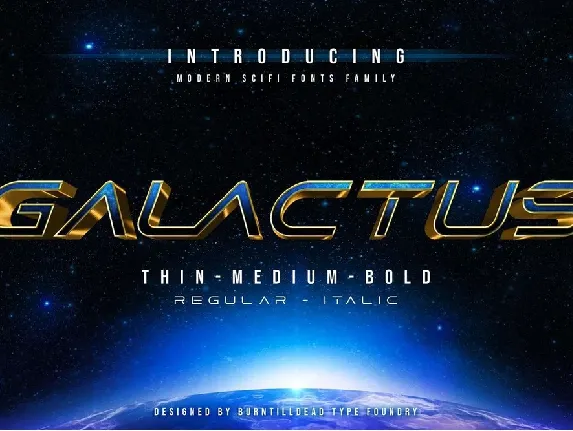 Galactus font