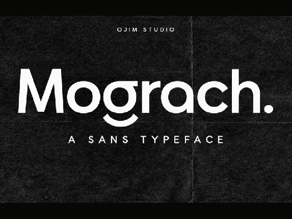 Mograch font