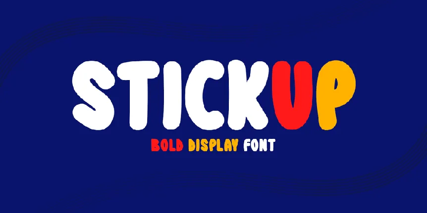 Stickup font