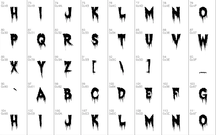 Exquisite Corpse font