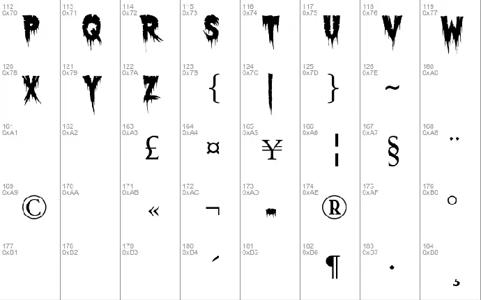 Exquisite Corpse font