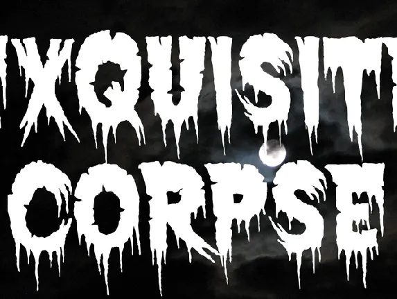 Exquisite Corpse font