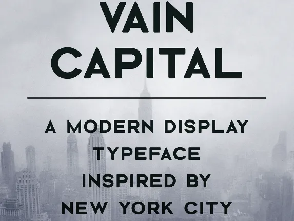 Vain Capital Typeface font