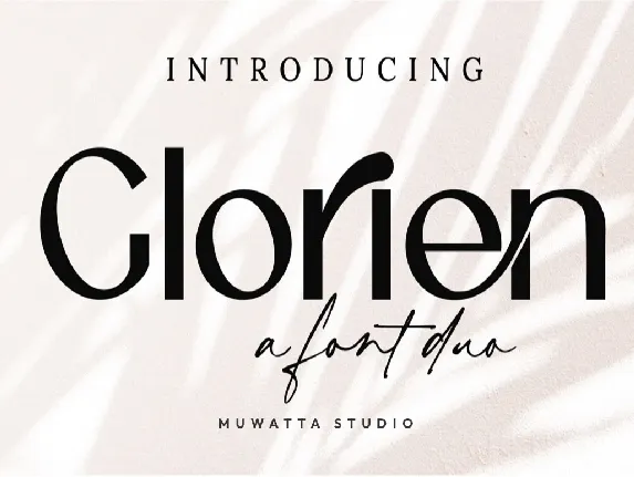 Glorien Duo font