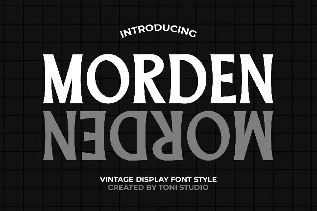 Morden font