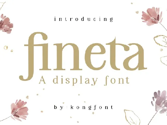 Fineta font