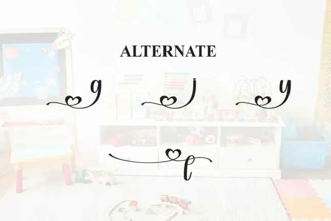 Kindergarten Calligraphy font