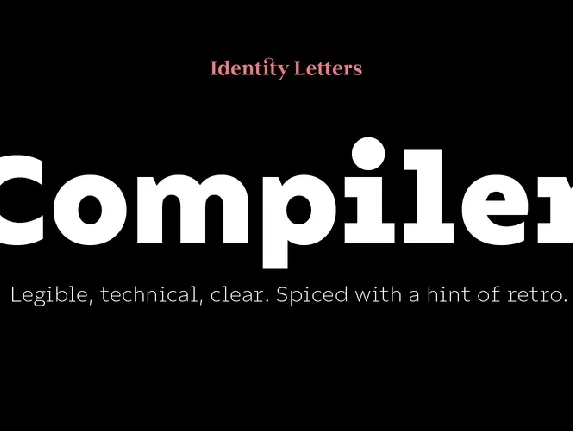 Compiler font