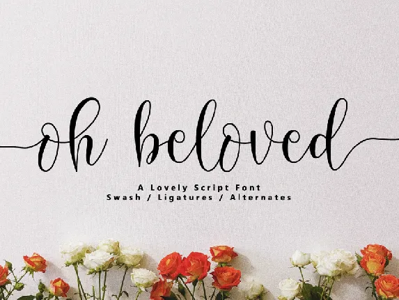 oh beloved font