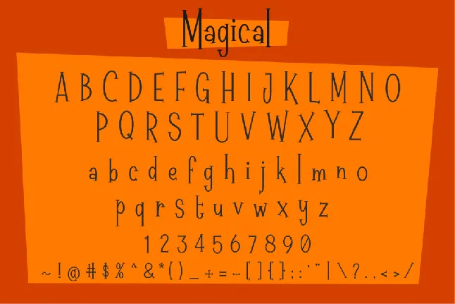 Magical Demo font