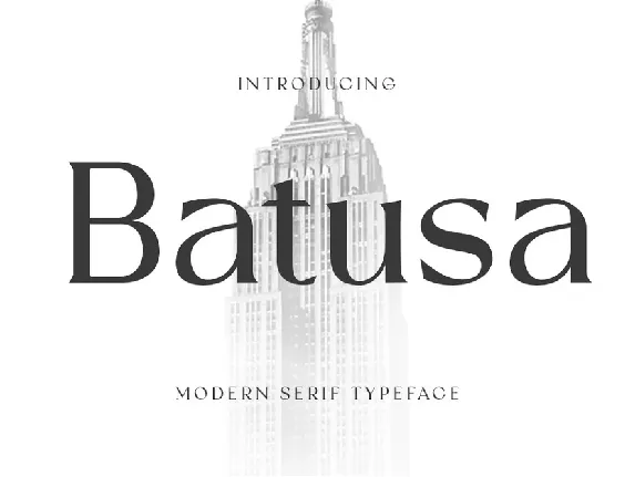 Batusa font