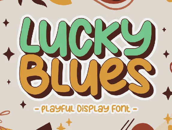 Lucky Blues font