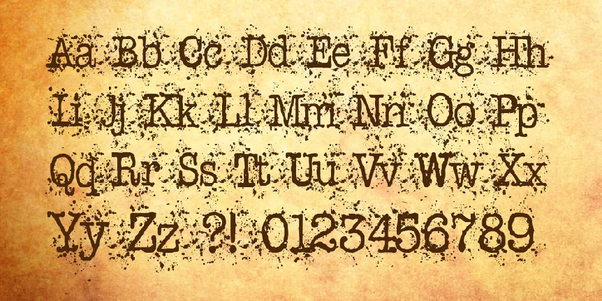 Schreibmaschine font