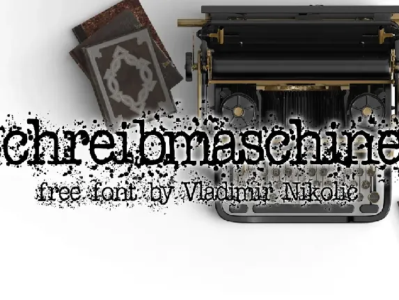 Schreibmaschine font