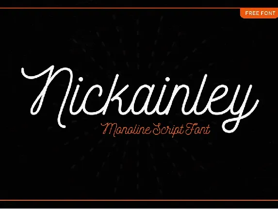 Nickainley font