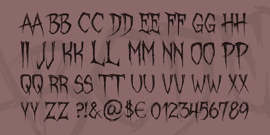 October Crow font