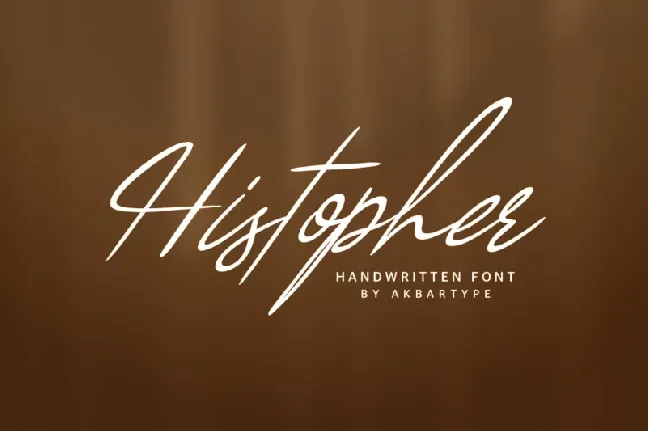 Histopher font