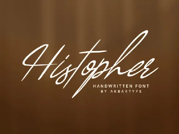 Histopher font