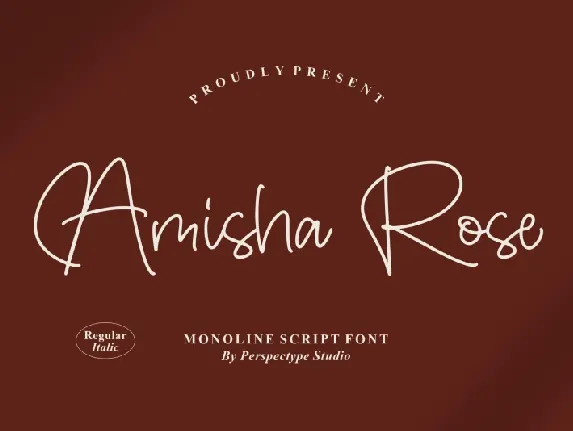 Amisha Rose font