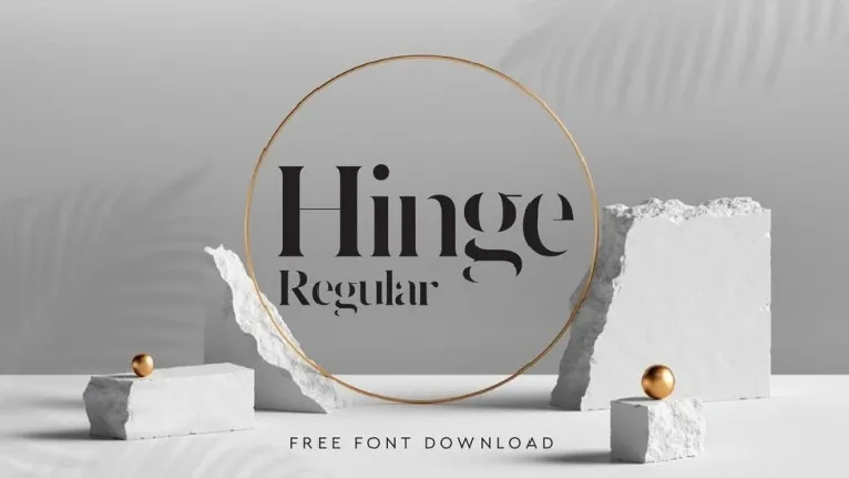 Hinge font