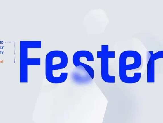 Fester Sans Serif font