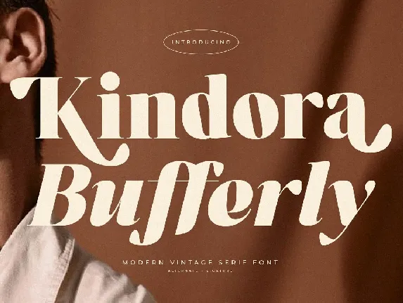 Kindora Bufferly font