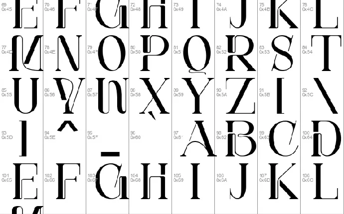 452B Sparked Demo font