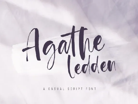 Agathe Ledden Script font