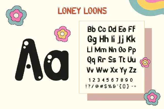 Loney Loons font