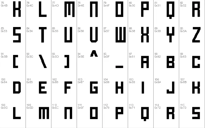 Halogen Free font