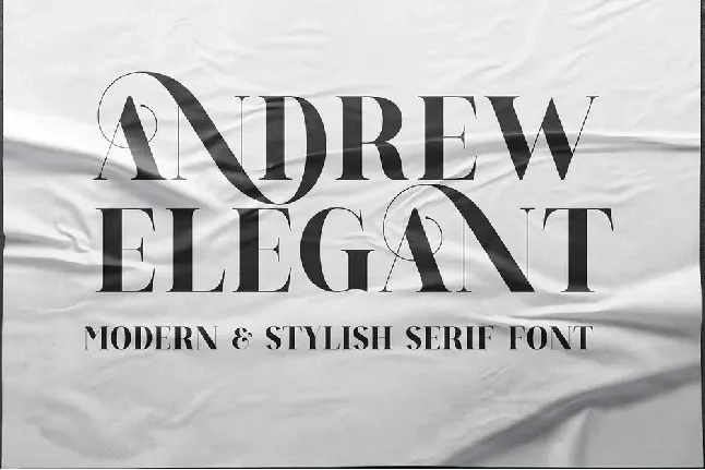 Andrew Elegant font